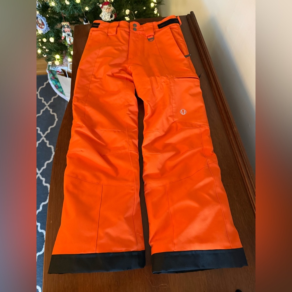 Sunice Vibrant Orange Kids Snow Pants Size 8